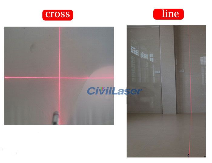 650nm dot line cross laser module